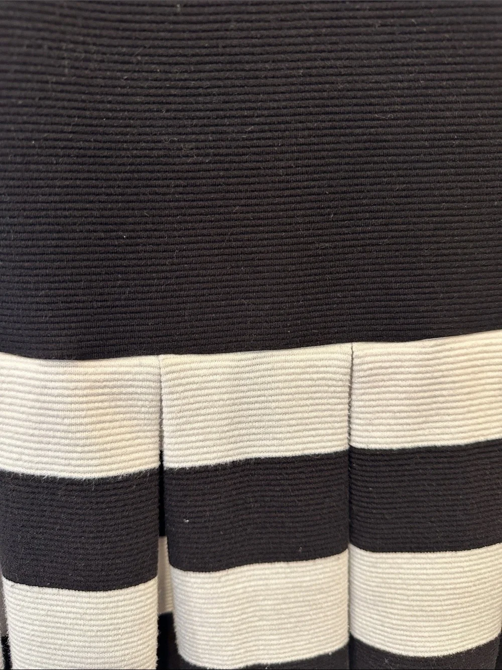 Janie and Jack Black and White Striped Bow-Back Formal Dress